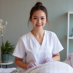 Professional spa therapist