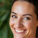 Portrait of Ana Santos, happy spa guest