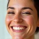 Portrait of Lucy White smiling after a spa treatment